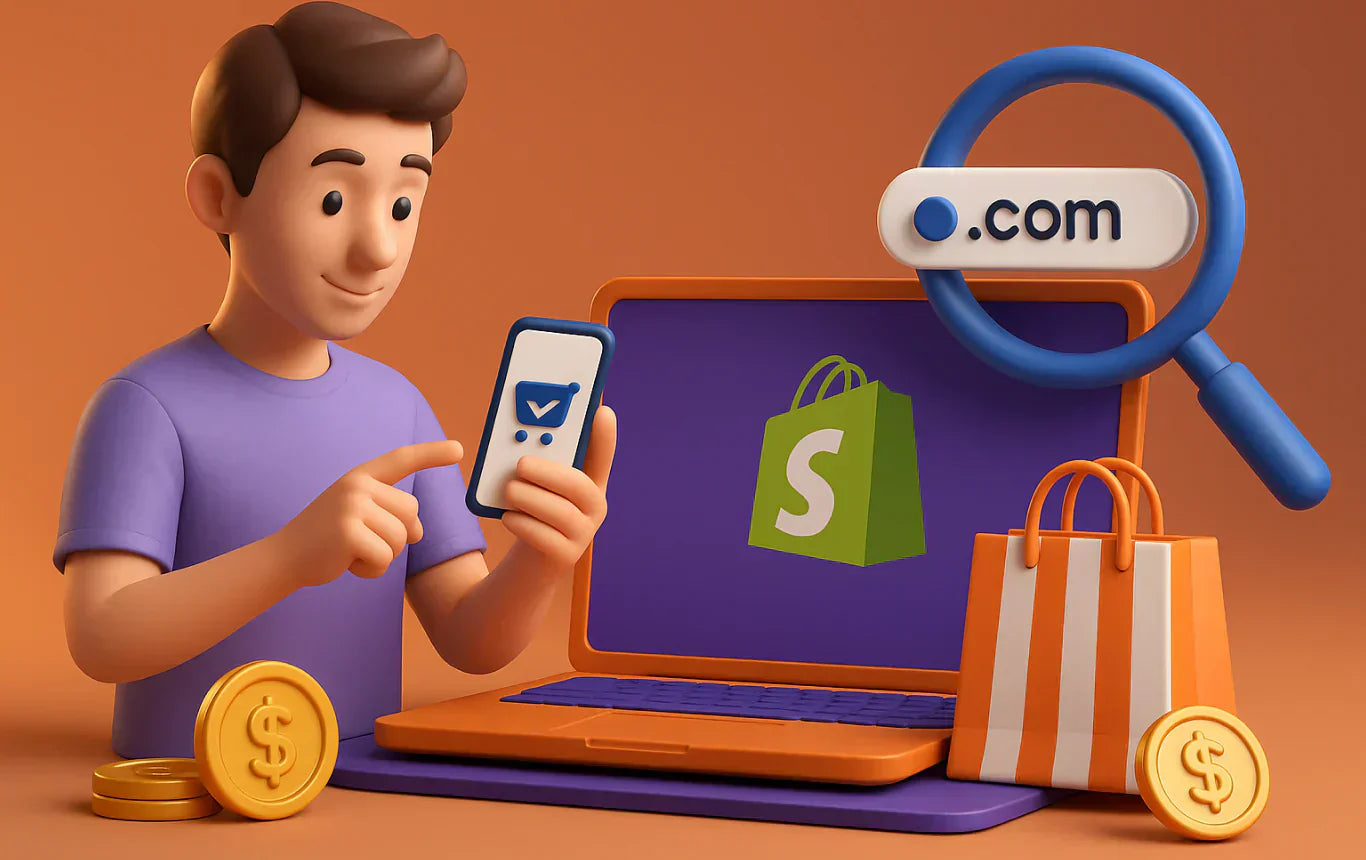 custom domain names for Shopify stores