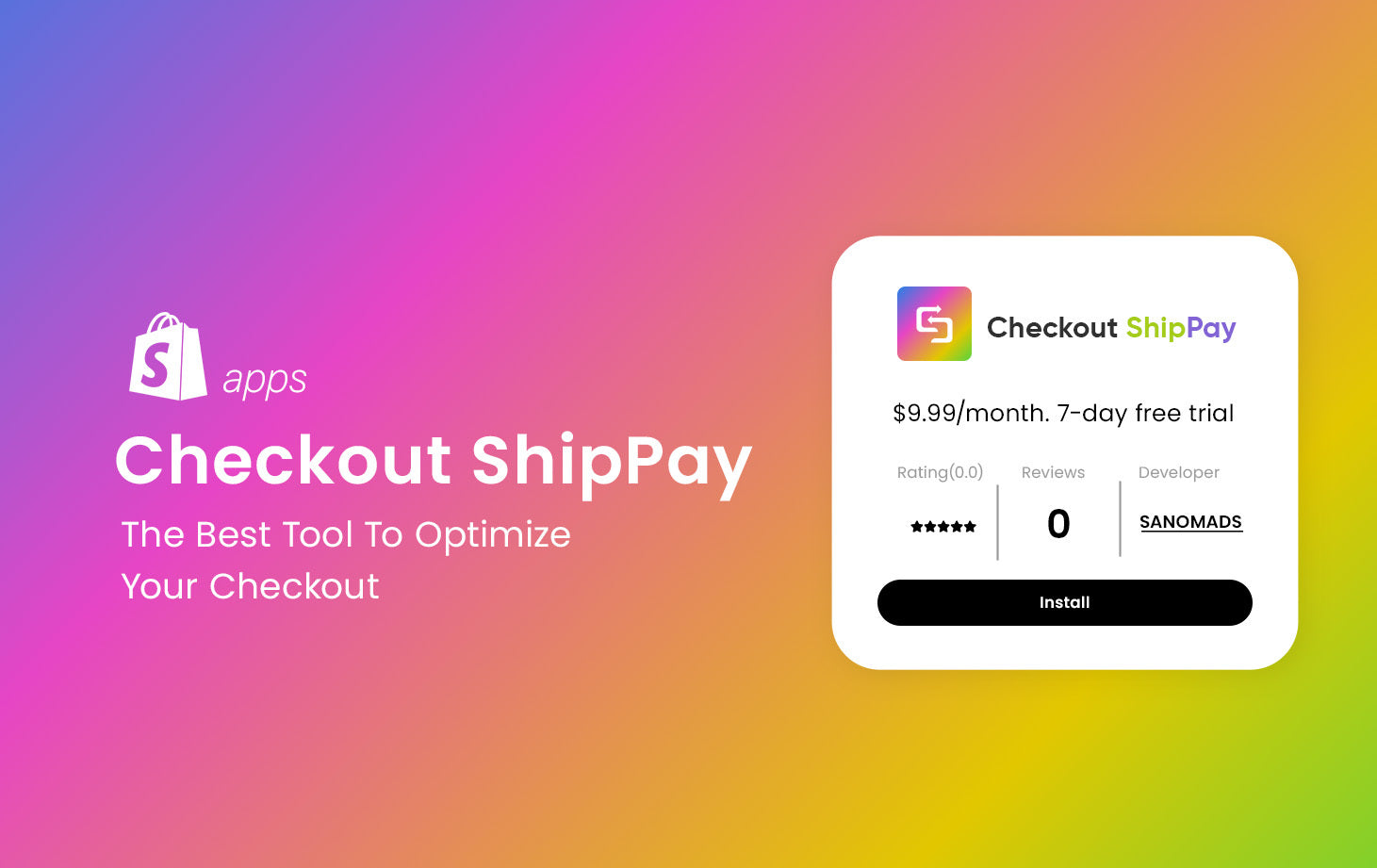 Easiest & Most Effective Checkout Customizations: Checkout ShipPay